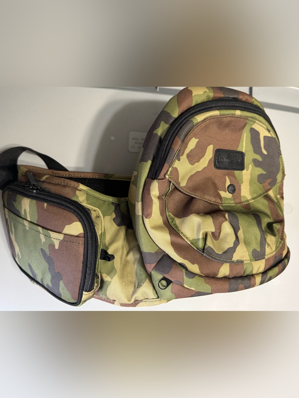 Tushbaby Camouflage hip Carrier.